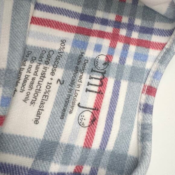 Omi Jo Well Dressed Wolf Americana Plaid Twirl Dress - Picture 5 of 5